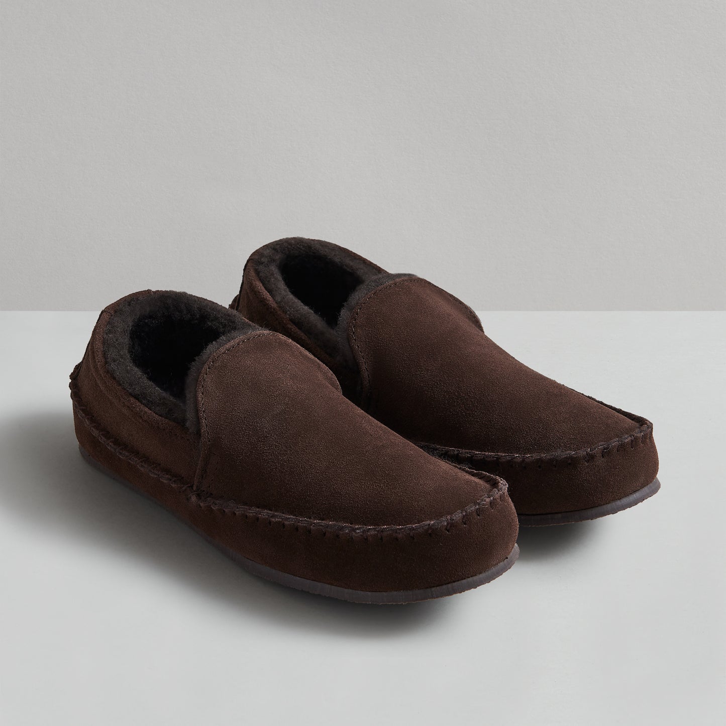 ARDEN SUEDE BROWN SLIPPER