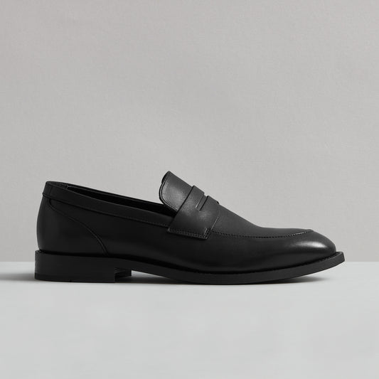 CHALTON BLACK LEATHER LOAFER