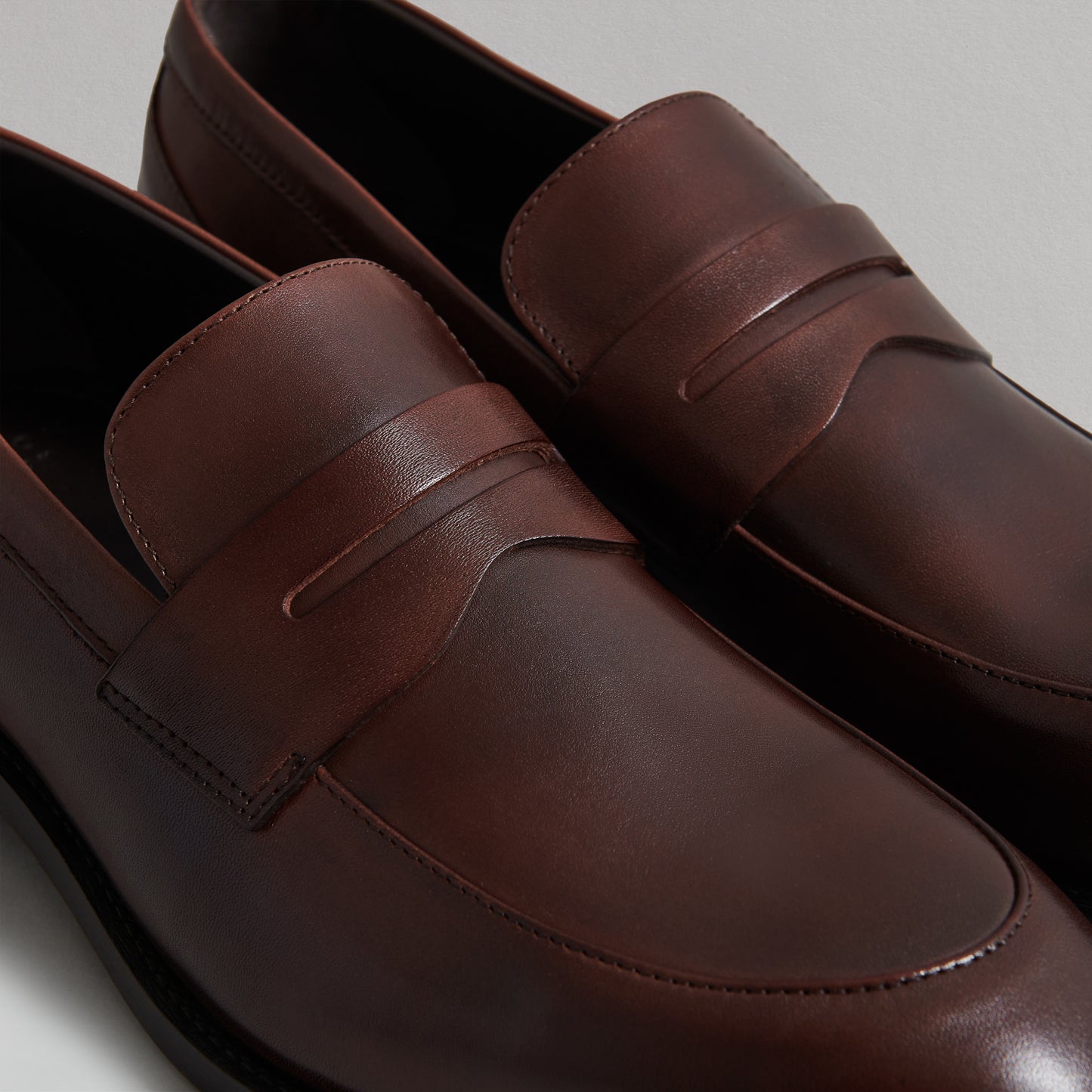 CHALTON BROWN LEATHER LOAFER