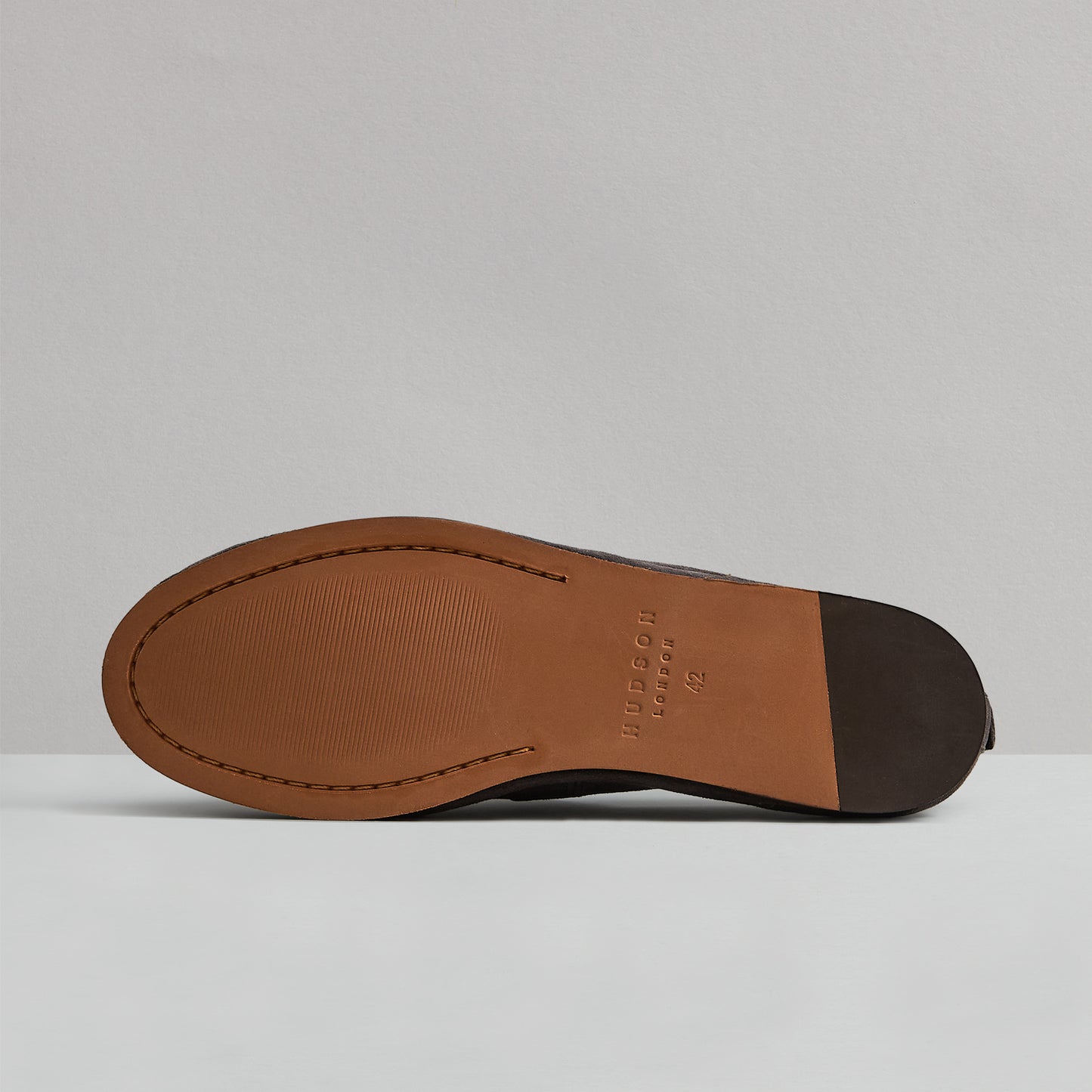 EZRA MENS GREY SUEDE LOAFER