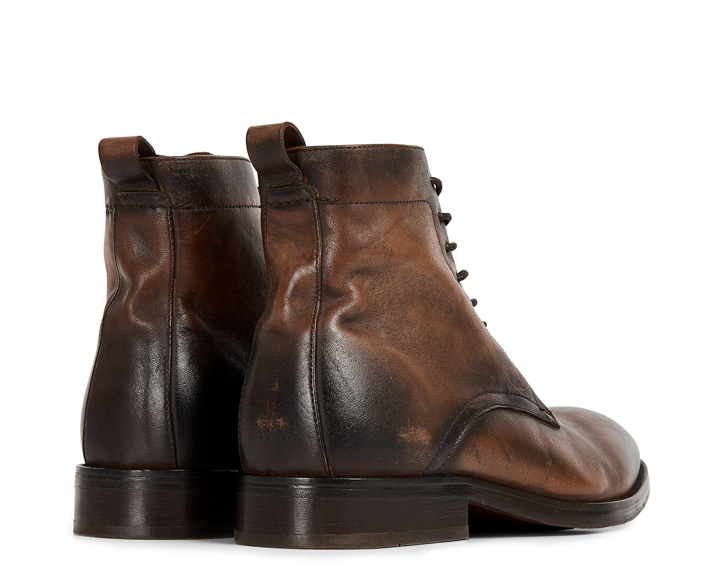 CEDAR BROWN LEATHER BOOT