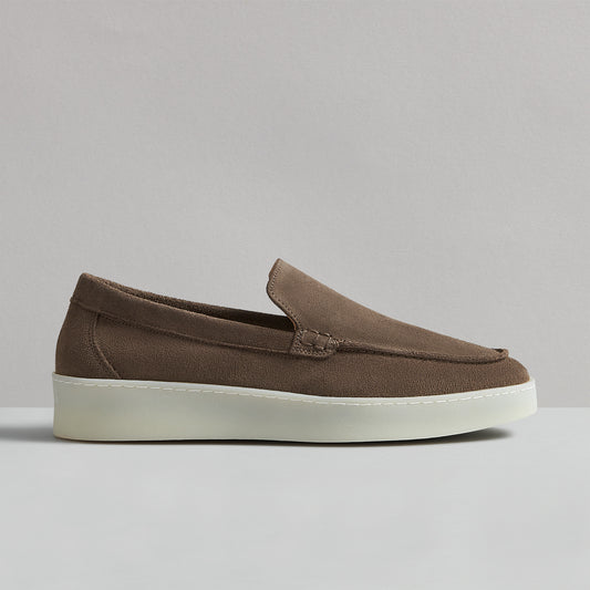 HAWKINS TAUPE SUEDE LOAFER