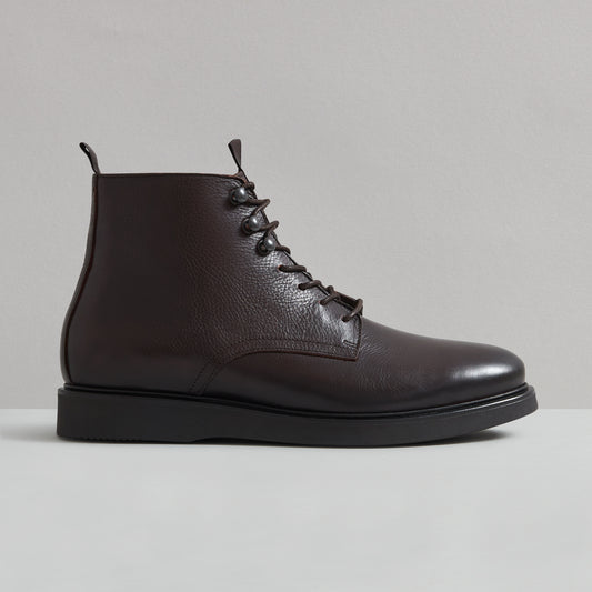 HOLBROOK BROWN LEATHER BOOT