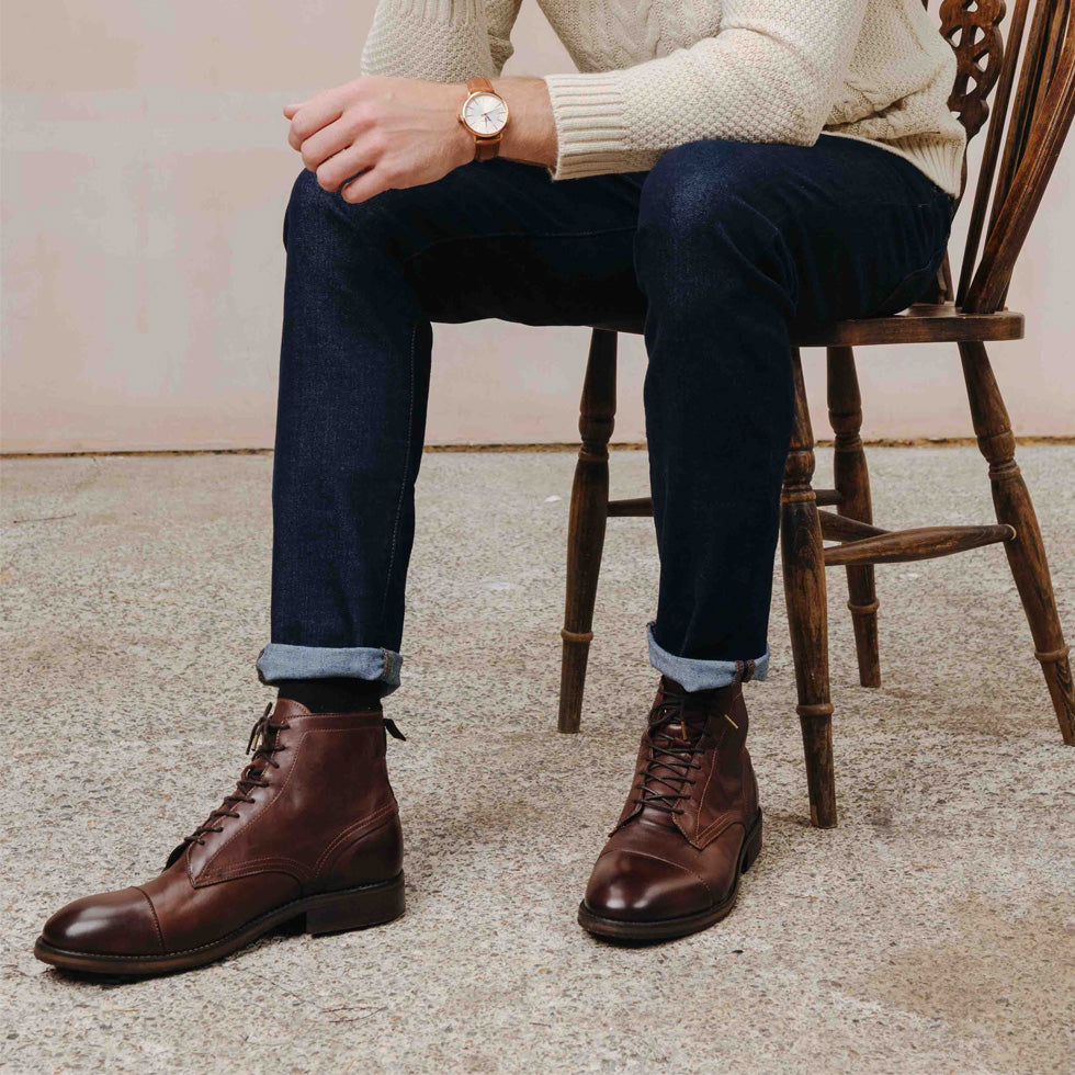 PALMER BROWN DRUM DYE BOOT