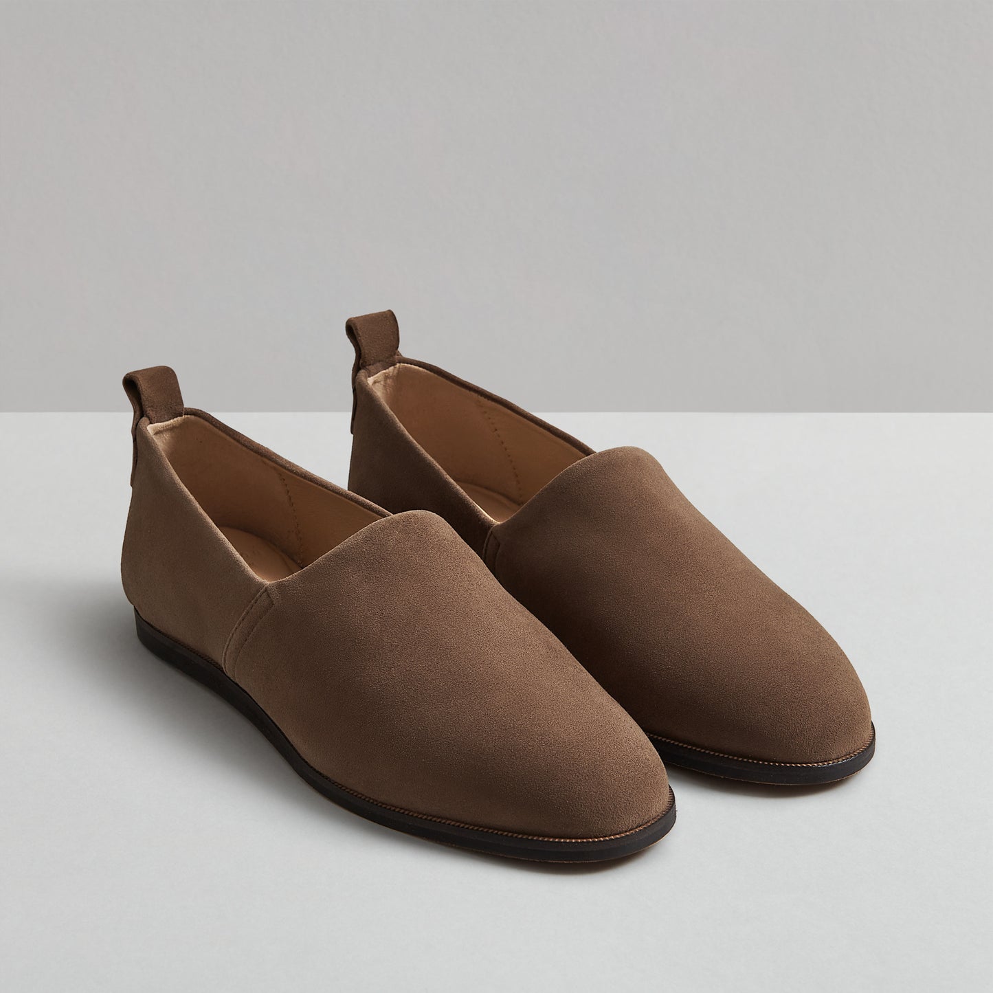 RIGBY KHAKI SUEDE LOAFER