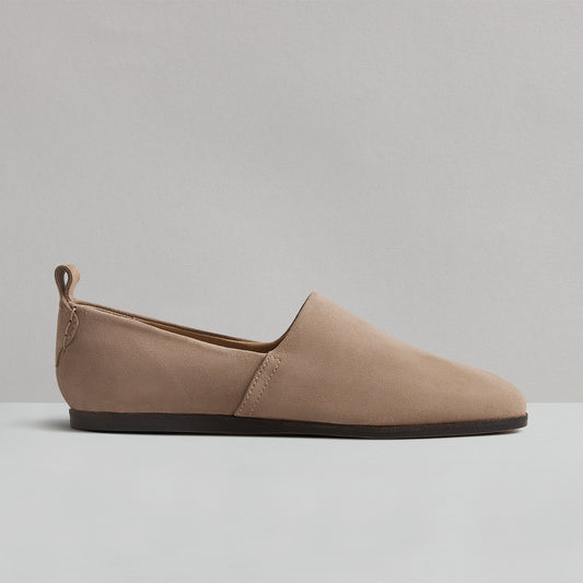 RIGBY TAUPE SUEDE LOAFER