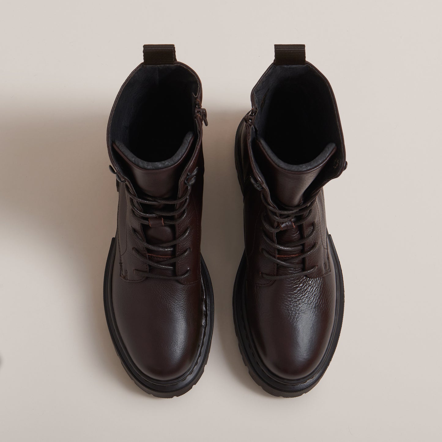 RIPLEY BROWN COMBAT BOOTS