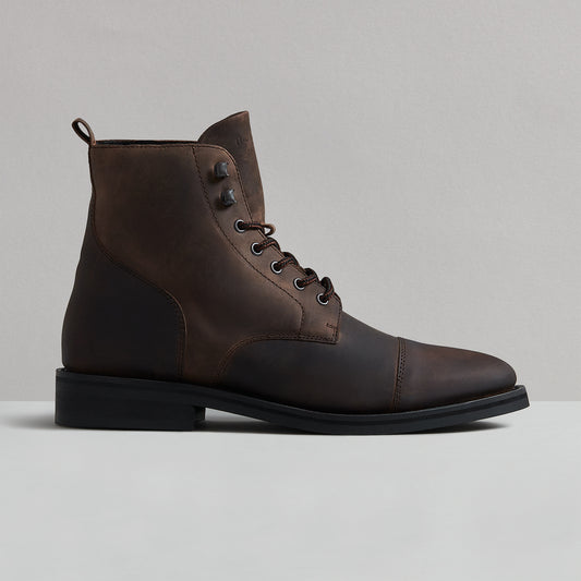 ROWAN BROWN LEATHER BOOT