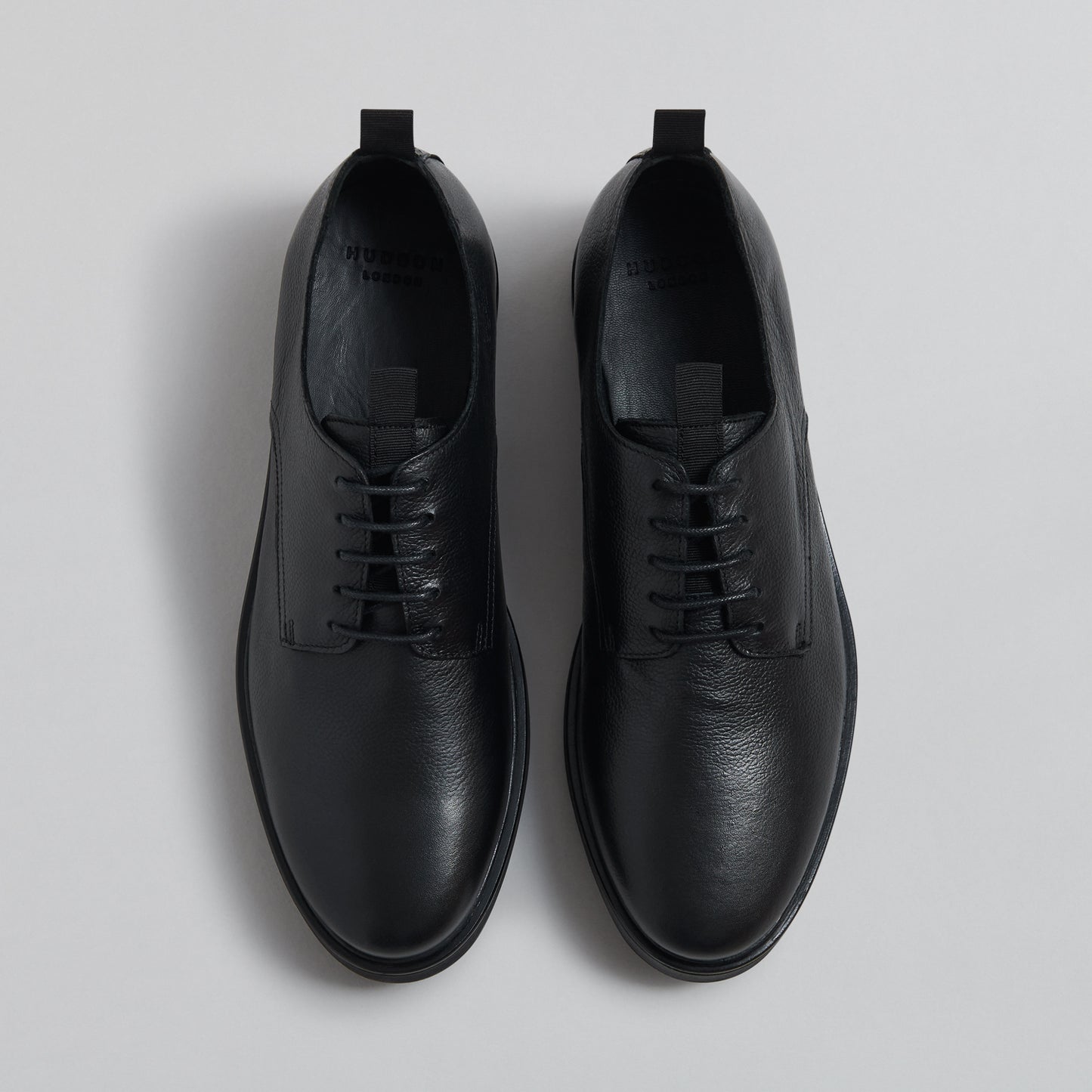 TAYLOR BLACK LEATHER DERBY