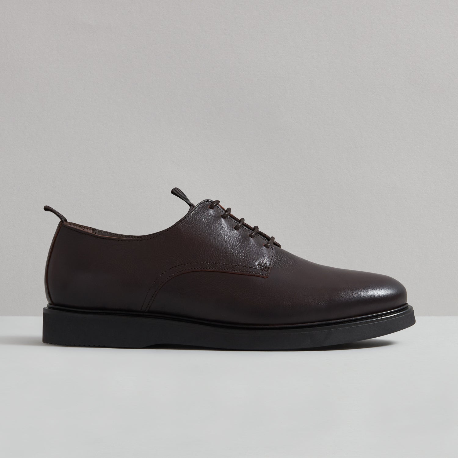 TAYLOR BROWN LEATHER DERBY – Hudson London