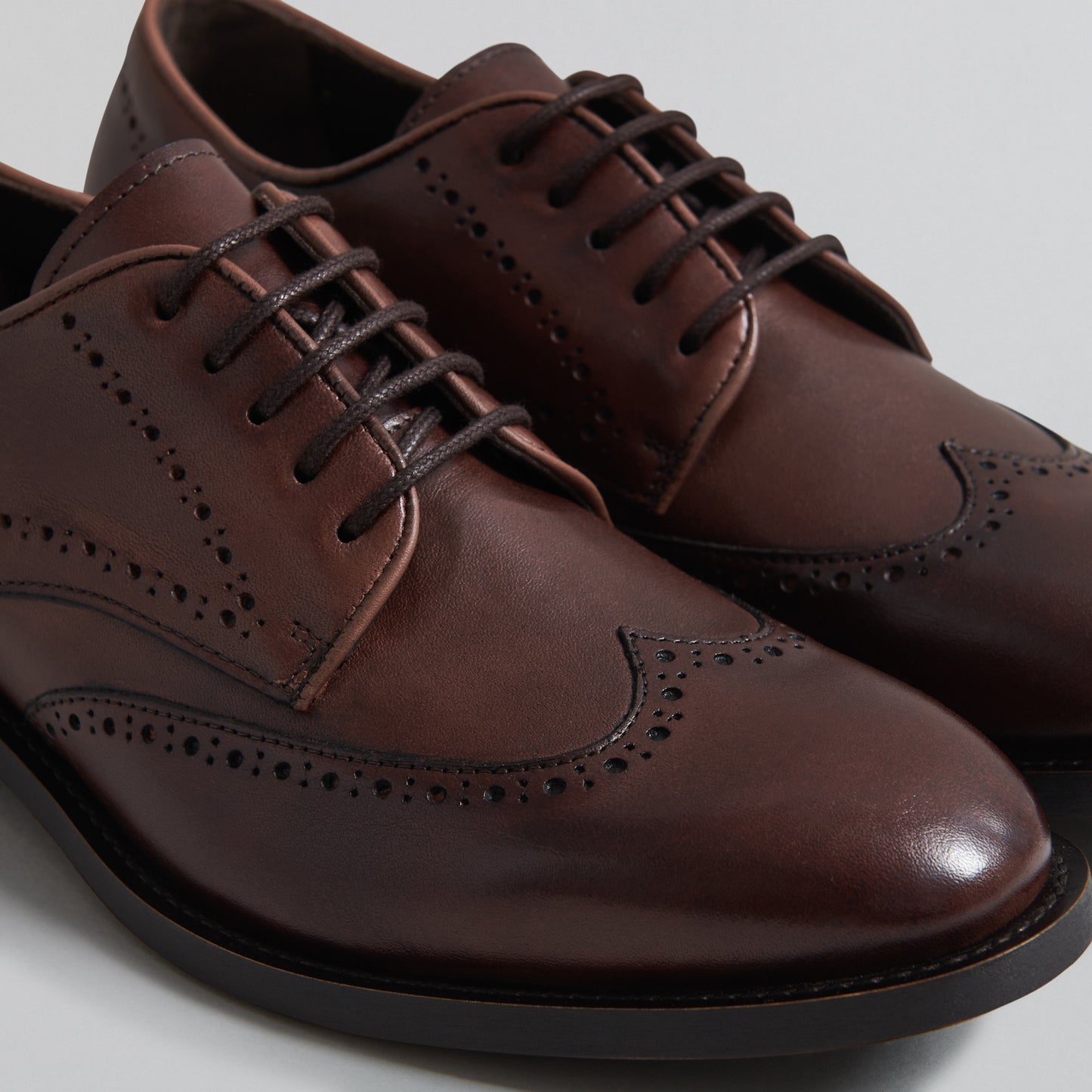 WINSLOW BROWN LEATHER BROGUE