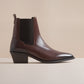 BOA WOMENS BROWN VEG TAN CHELSEA BOOT