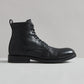 CEDAR MENS BLACK DRUM DYE BOOT