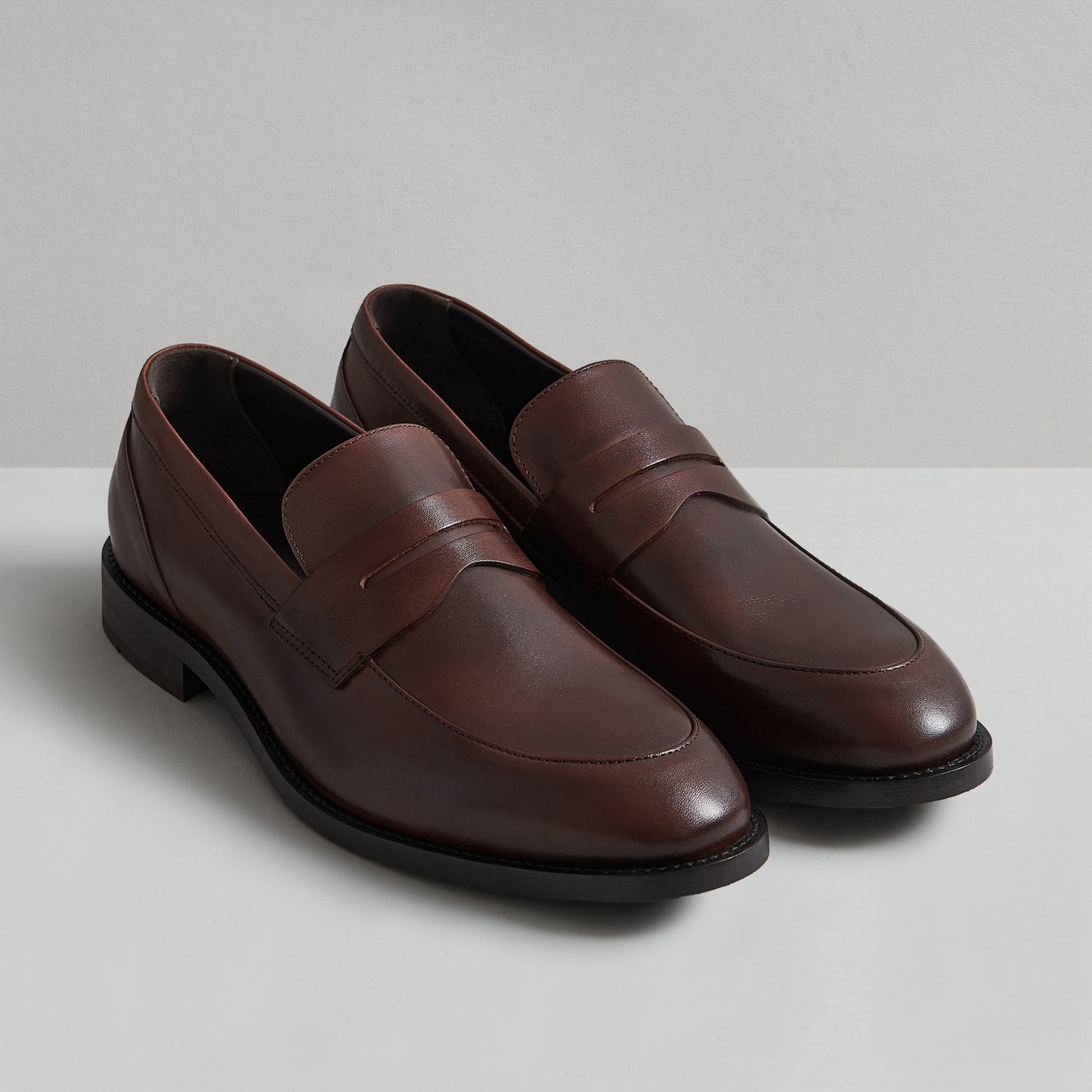 CHALTON BROWN LEATHER LOAFER