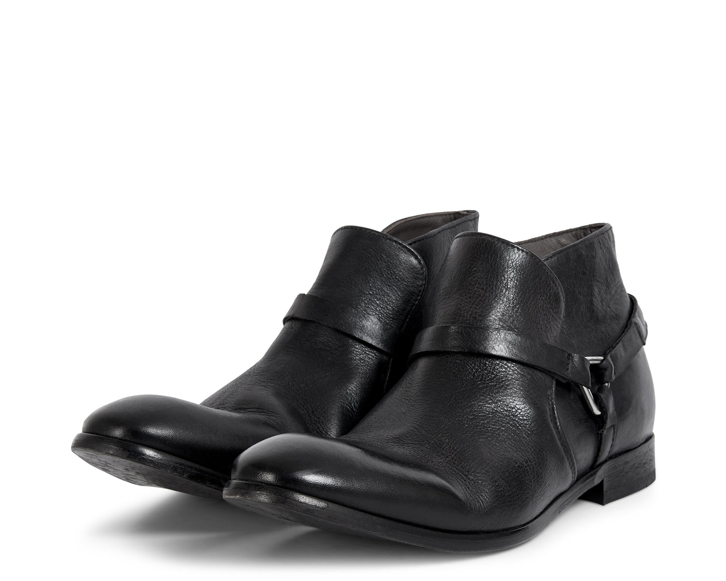 HAGUE BLACK LEATHER BOOT