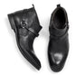 HAGUE BLACK LEATHER BOOT