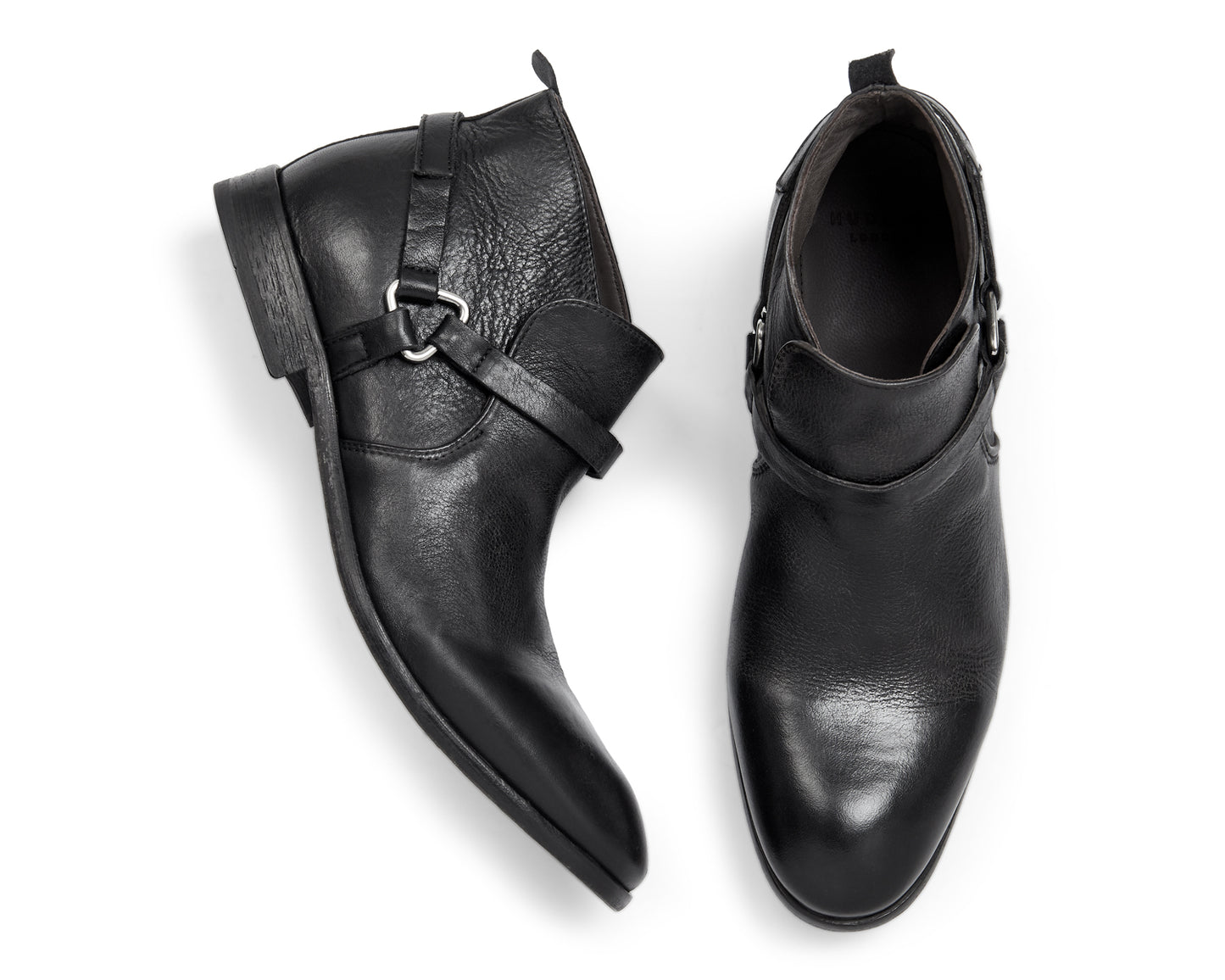 HAGUE BLACK LEATHER BOOT