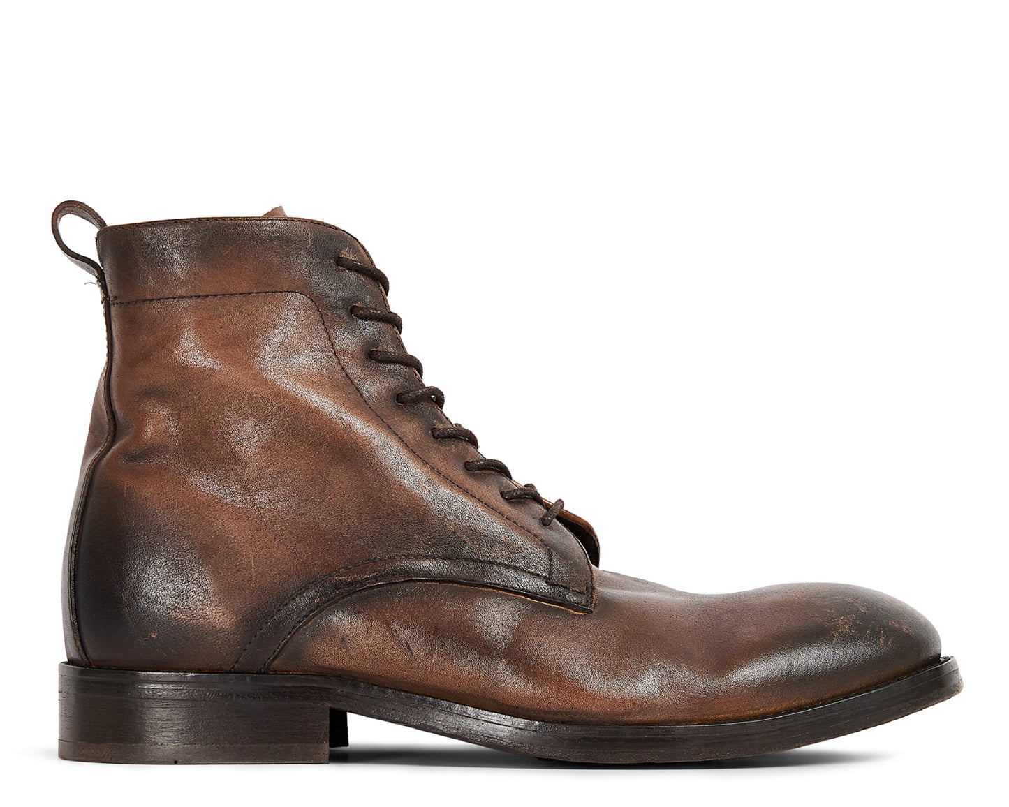 CEDAR BROWN LEATHER BOOT