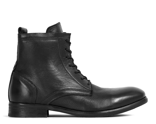 SWATHMORE BLACK LEATHER BOOT