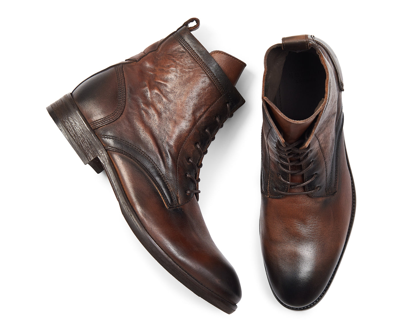 SWATHMORE BROWN LEATHER BOOT