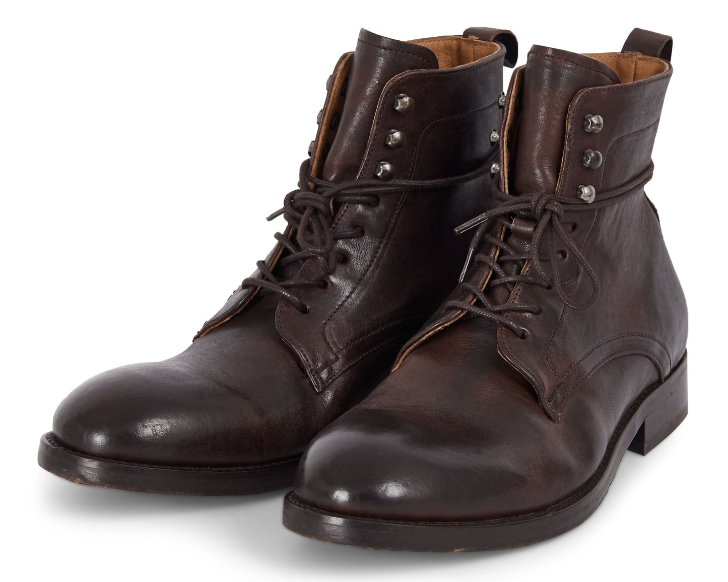 YEW BROWN LEATHER BOOT