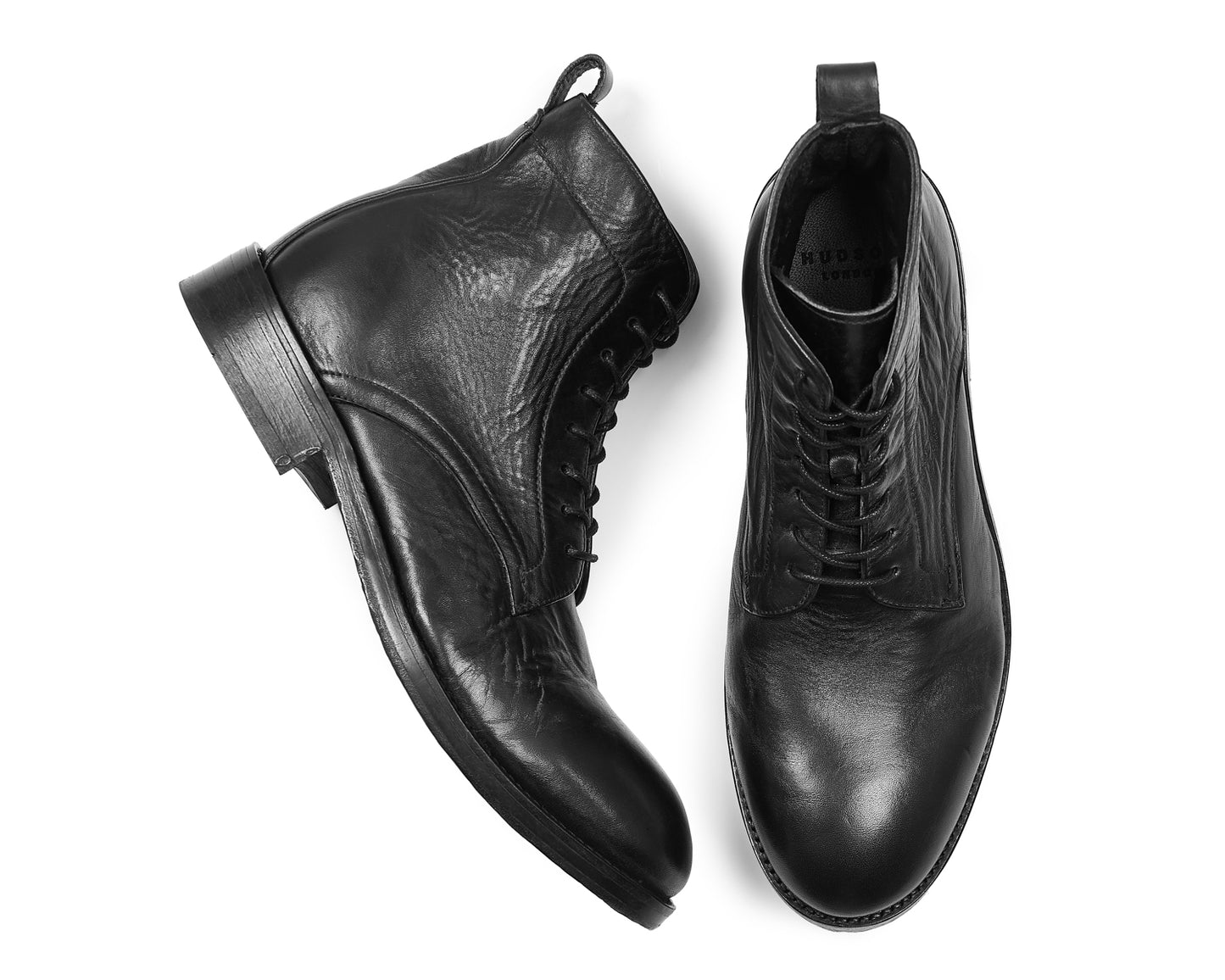 CEDAR BLACK LEATHER BOOT
