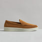 HAWKINS MENS COGNAC SUEDE LOAFER