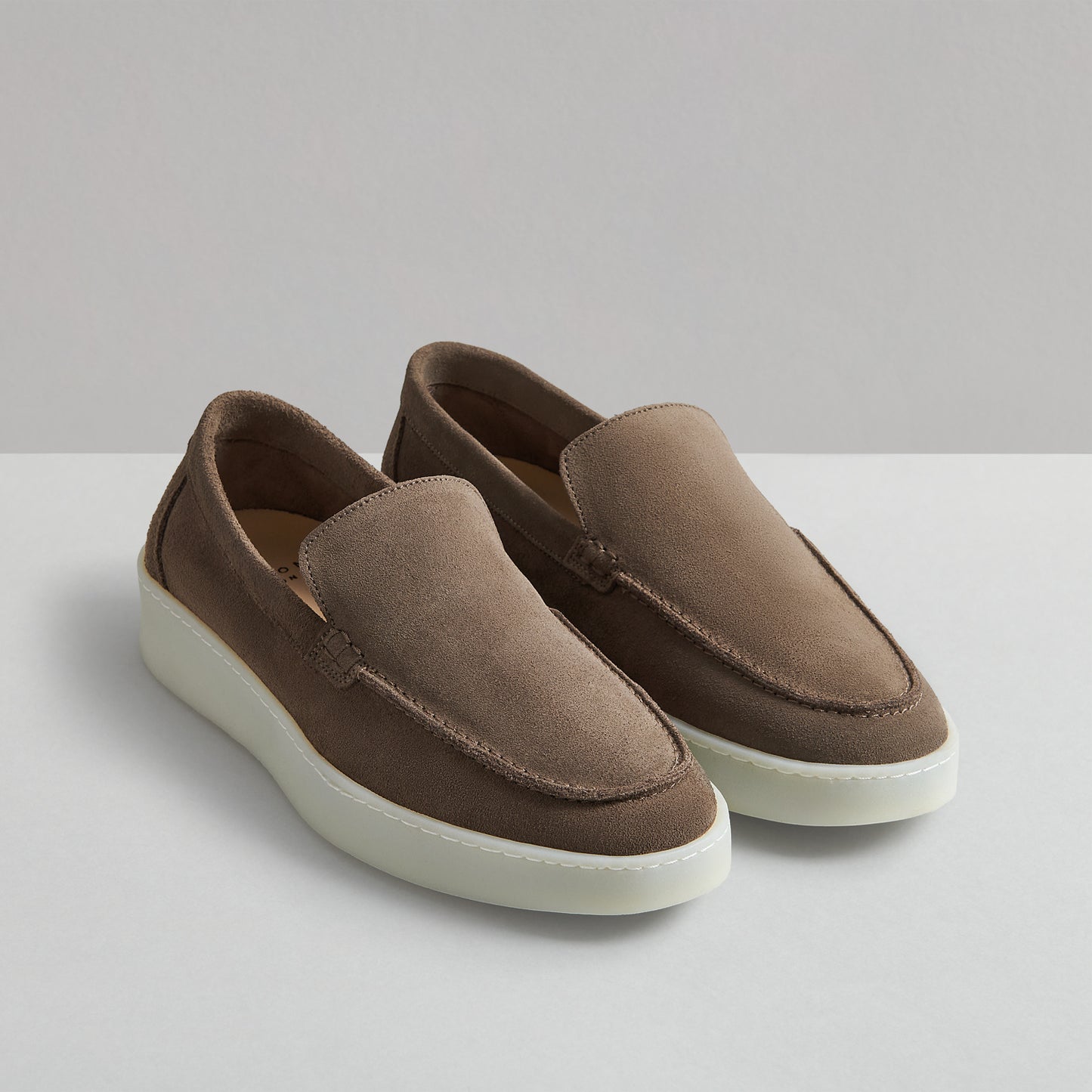 HAWKINS TAUPE SUEDE LOAFER
