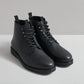 HOLBROOK BLACK LEATHER BOOT