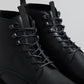 HOLBROOK BLACK LEATHER BOOT