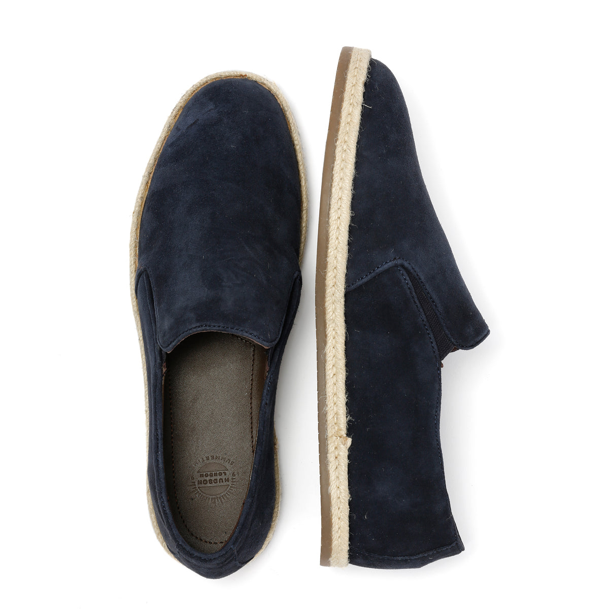 HAVANA MENS NAVY SUEDE ESPADRILLES
