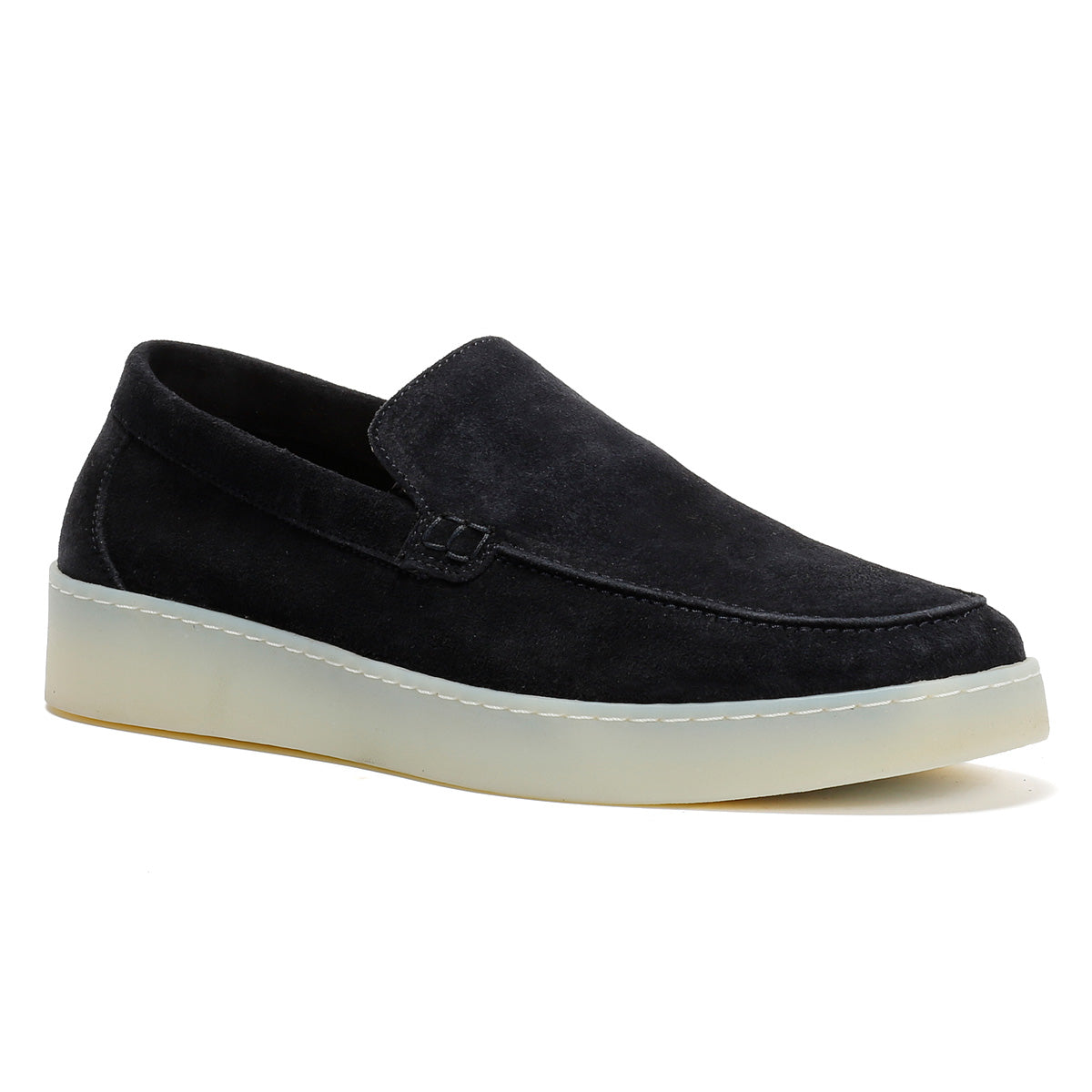 HAWKINS MENS NAVY SUEDE LOAFER
