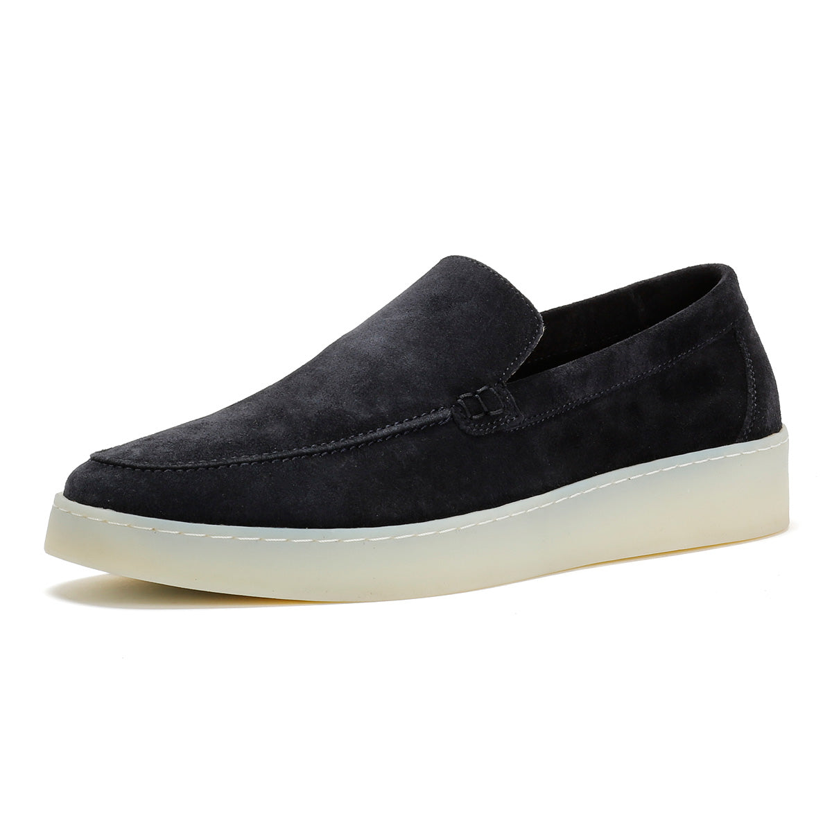 HAWKINS MENS NAVY SUEDE LOAFER