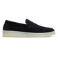 HAWKINS MENS NAVY SUEDE LOAFER