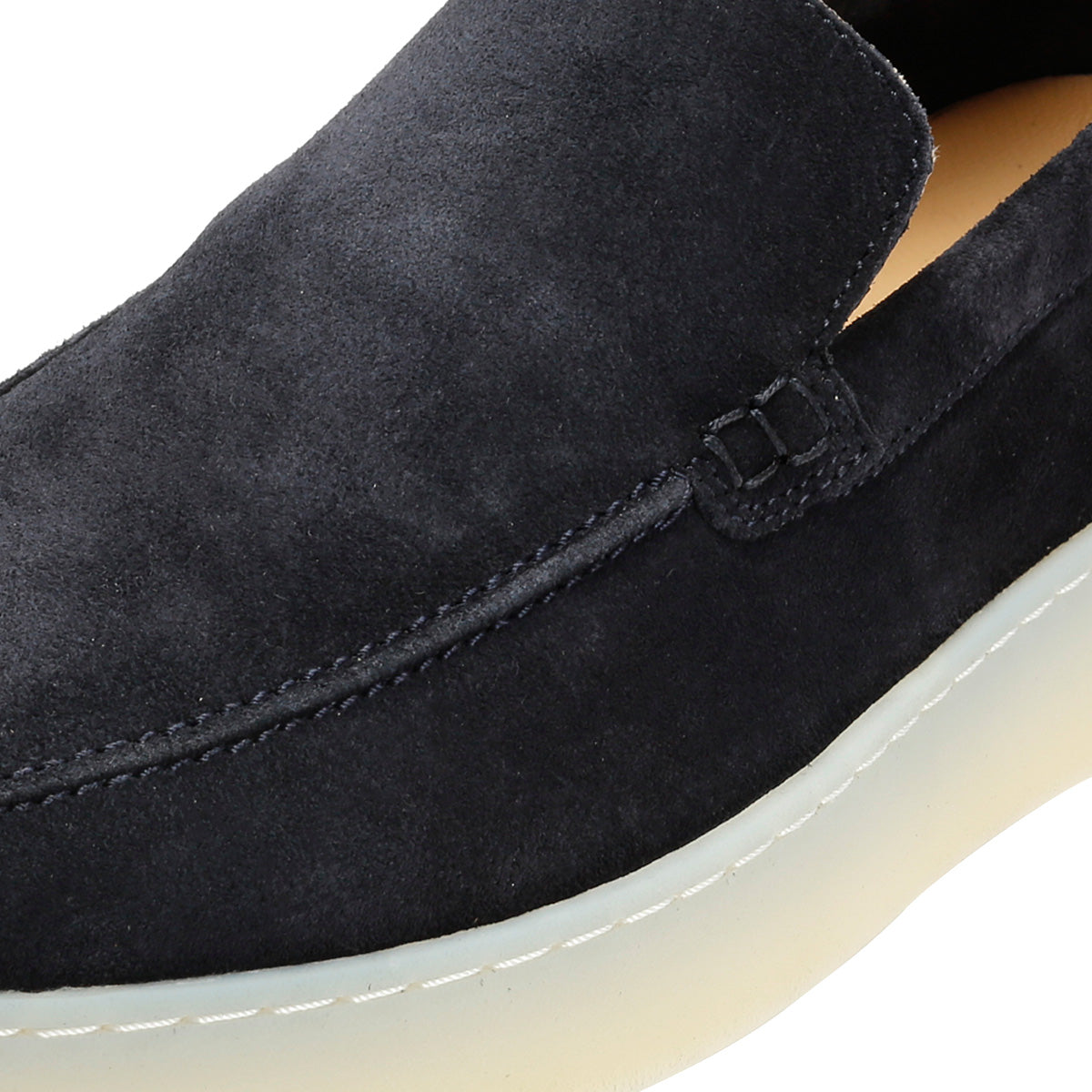 HAWKINS MENS NAVY SUEDE LOAFER
