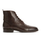 BELLAMY MENS BROWN VEG TAN LEATHER CAP BOOTS