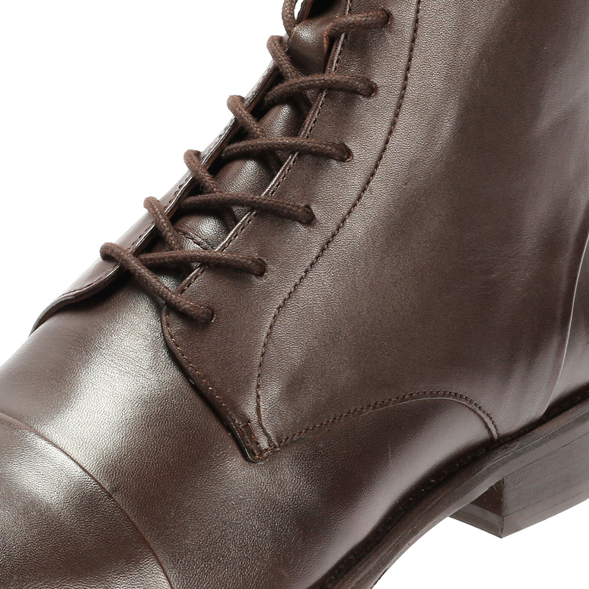 BELLAMY MENS BROWN VEG TAN LEATHER CAP BOOTS