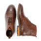 LONDON MENS BROWN TUMBLED LEATHER CAP BOOTS