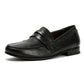 ARGYLE MENS BLACK LEATHER  LOAFER