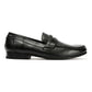 ARGYLE MENS BLACK LEATHER  LOAFER