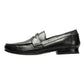 ARGYLE MENS BLACK LEATHER  LOAFER