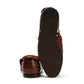 FORNELL MENS BROWN LEATHER WEAVE SANDALS