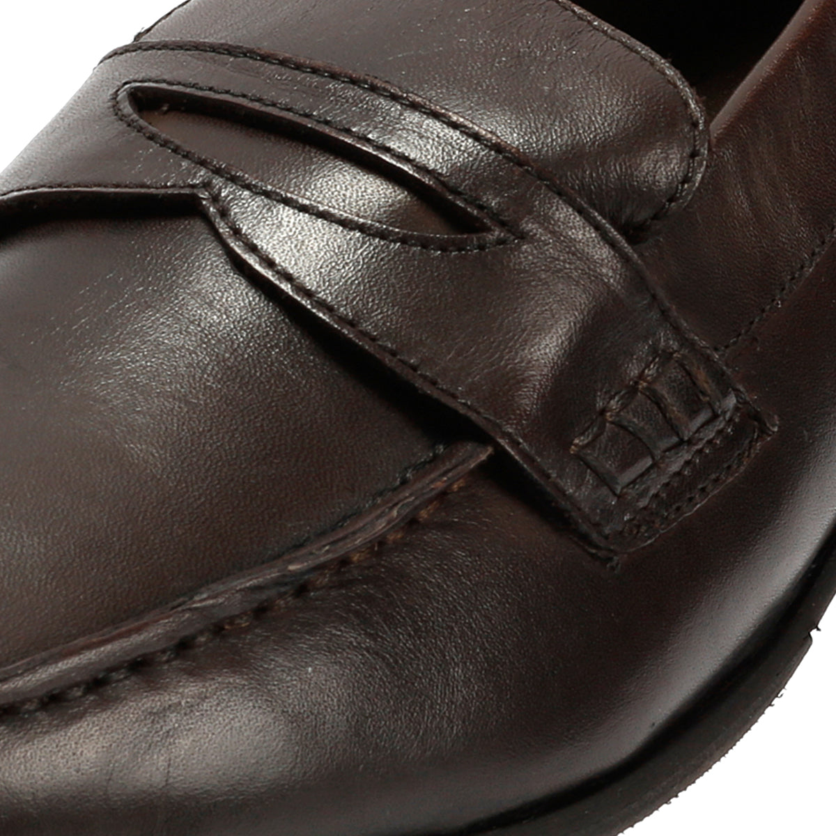 ARGYLE MENS BROWN LEATHER  LOAFER
