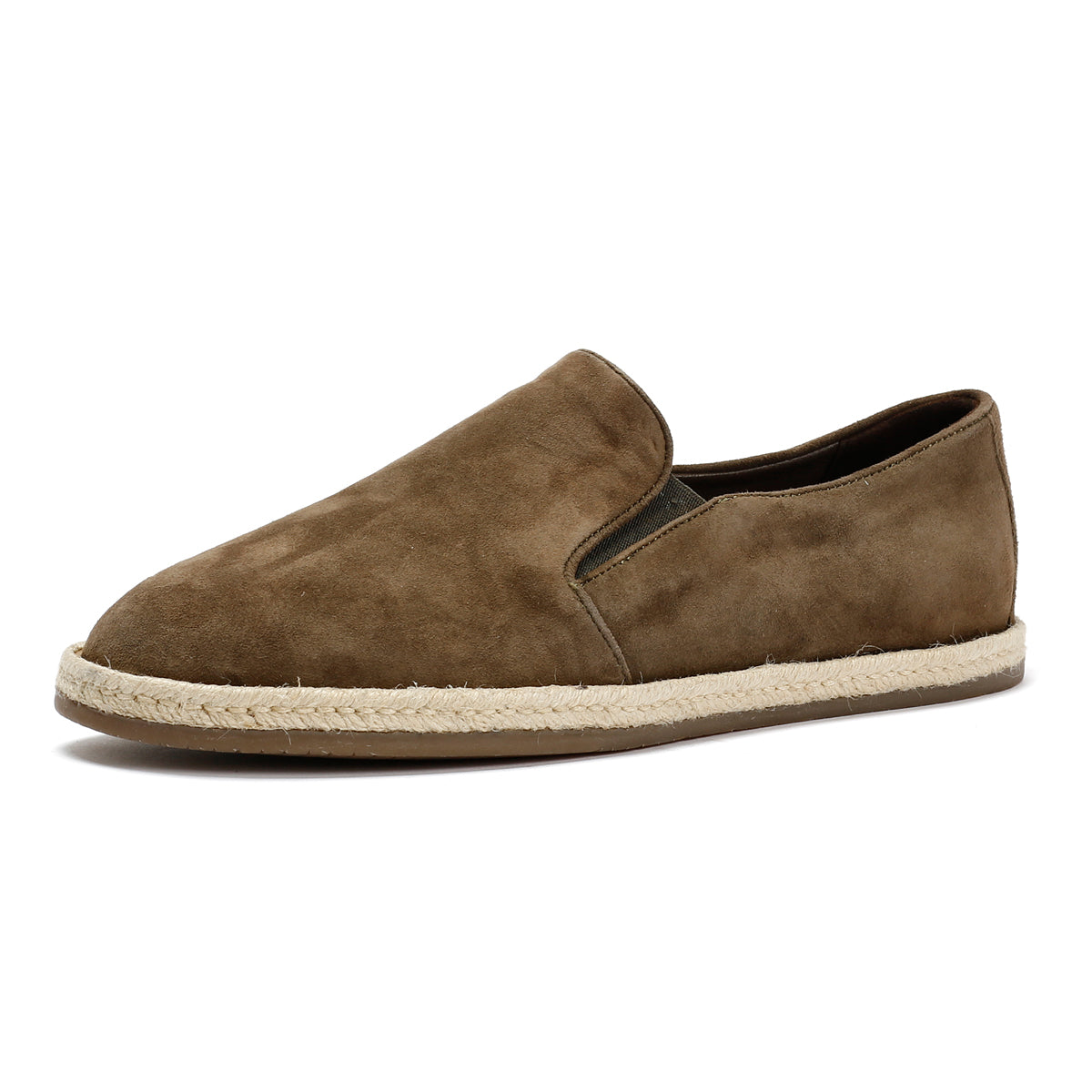 HAVANA MENS KHAKI SUEDE ESPADRILLES