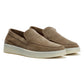 HAWKINS MENS TAUPE SUEDE LOAFER