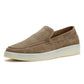 HAWKINS MENS TAUPE SUEDE LOAFER