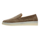 HAWKINS MENS TAUPE SUEDE LOAFER
