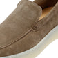 HAWKINS MENS TAUPE SUEDE LOAFER