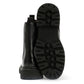 EFFIE WOMENS BLACK WAXY LEATHER SHOES