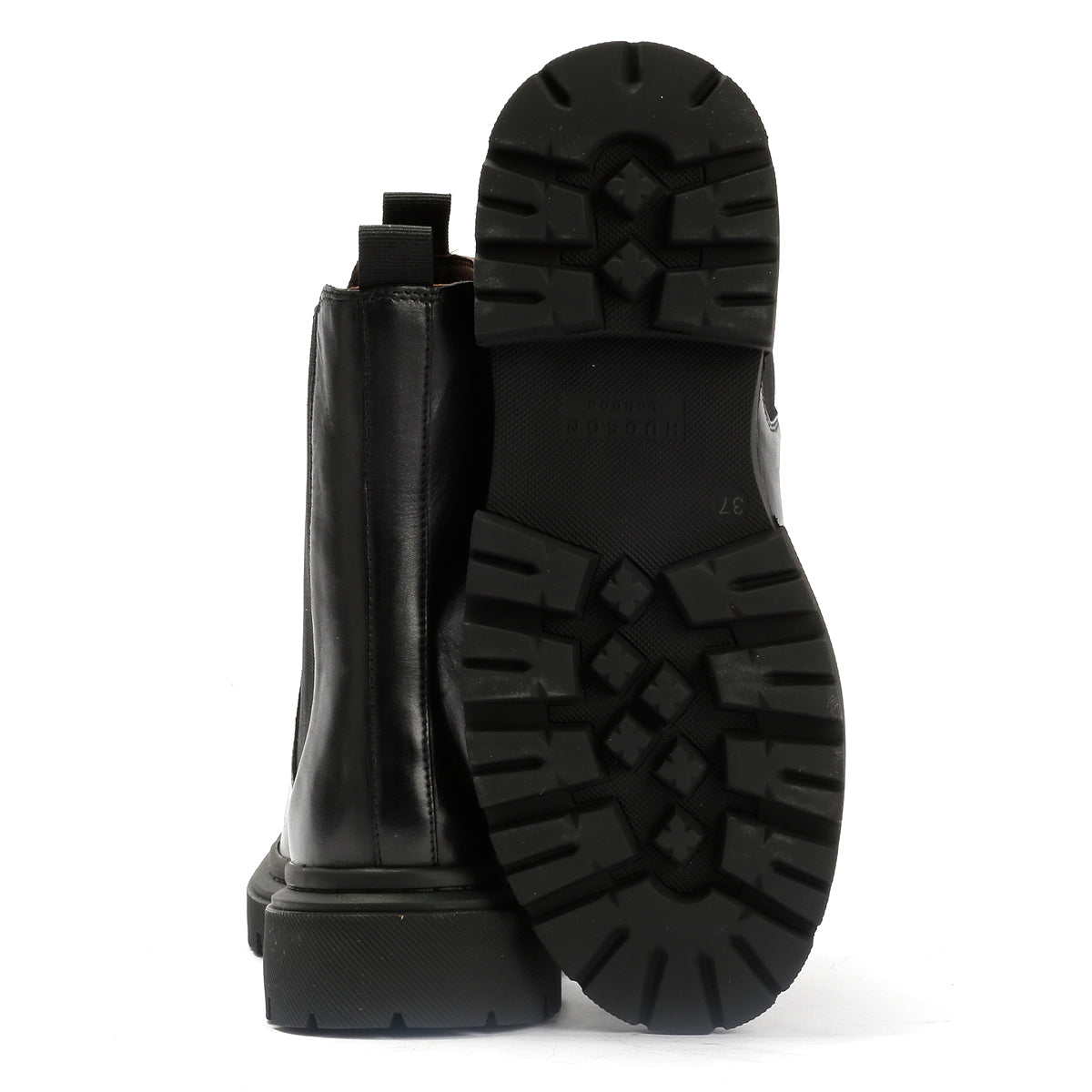 EFFIE WOMENS BLACK WAXY LEATHER SHOES